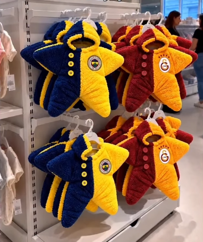 Minik Taraftarlar İçin Yıldız Peluş Bebek Tulumu
