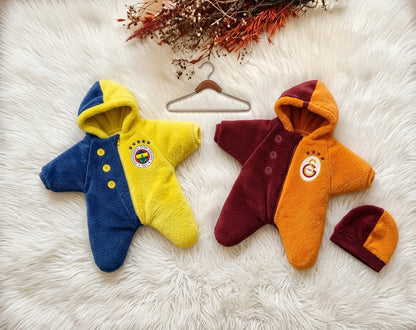 Minik Taraftarlar İçin Yıldız Peluş Bebek Tulumu