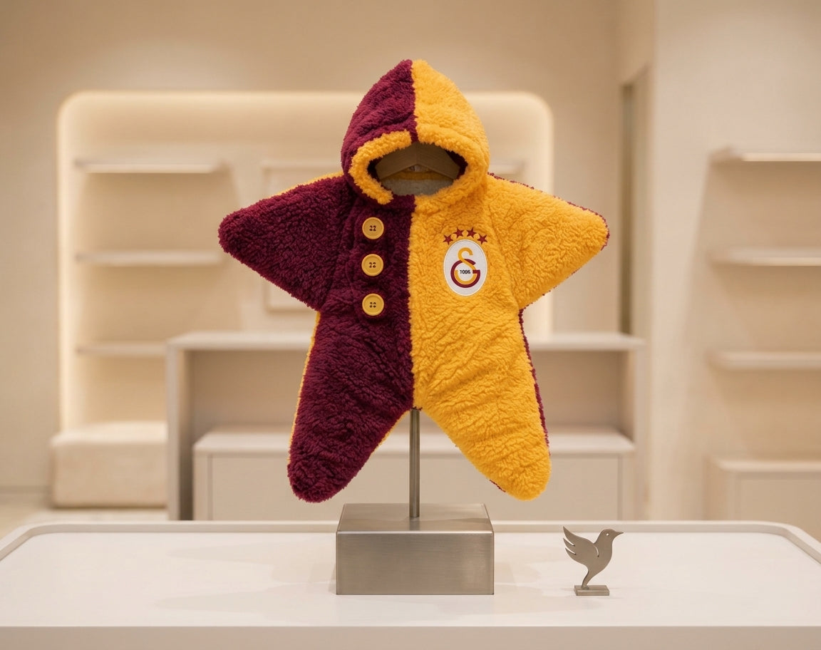 Minik Taraftarlar İçin Yıldız Peluş Bebek Tulumu